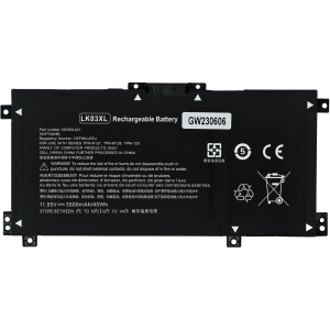 Bateria 11.55V para HP HP Envy X360 Convertible 15-BP 15M-BP 15-BQ 15M-BQ 15M-CP 15Z-CP 15-CN 15M-CN 15T-CN LK03XL