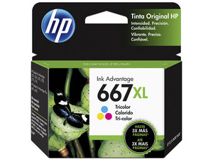 Cartucho de Tinta HP 667XL (3YM80AL)