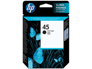 Cartucho de tinta HP 45 negra Original (51645AL)