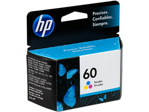 Cartucho de tinta HP 60 Tricolor Original (CC643WL)