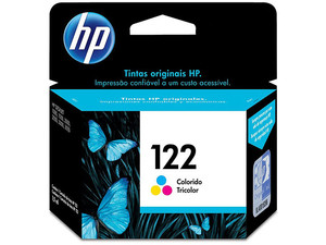 Cartucho de tinta HP 122 Tricolor Original (CH562HL)