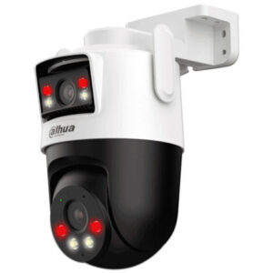 Cámara IP PT WiFi Dahua IPC-WPT1339DD-SW-3E2-PV, Dual 6 MP, Lentes 3 MP Fijo + PT, Iluminador Dual, IR 50m, Mi