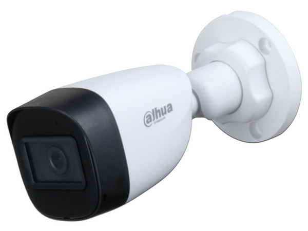 Cámara Tipo Bullet Dahua DH-HAC-HFW1200CN-A-0280B-S5 de 2MP, micrófono integrado, IR hasta 30m, IP67 (DH-HAC-H