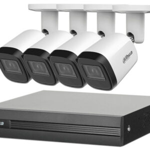 Kit de Videovigilancia Dahua DH-KIT/XVR1B04H-I/4-B2A51N-U-0280B-S2, Incluye 1 DVR de 4 canales, 4 Cámaras Dahu