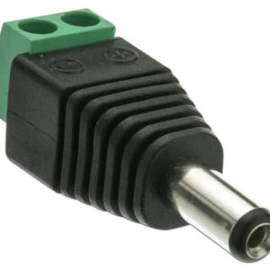 Dahua Conectores Macho DH PFM979 DCP Para Alimentación de Cámaras Terminales Tipo Tornillo Positivo y Negativo