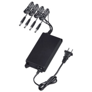 Adaptador de Corriente Dahua EUHA-070D para Hasta 4 Cámaras, 12V/2.8A, Color Negro (EUHA+12120-070D)