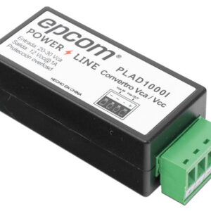 Convertidor Eléctrico Epcom PLAD1000I, de 24 Vca a 12 Vcd, filtro contra ruido para cámaras TurboHD, CVI, TVI