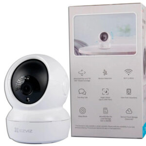 Mini cámara IP Ezviz CS-H6C 4MP, Seguimiento inteligente, Ranura para memoria, Wi-Fi (CS-H6C 4MP)