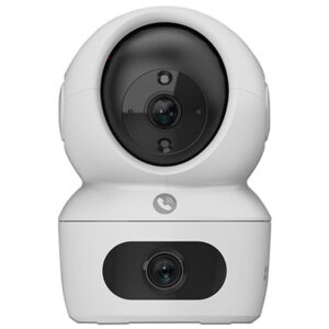 Cámara Wi-Fi Tipo Domo EZVIZ H7C DUAL 2K+ de 4MP (2560 x 1440), Lente de 2.8mm, IR hasta 10m, Color Blanco (H7
