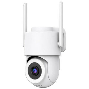 Cámara PTZ Tipo Domo Easy Tao de 2MP (1920 x 1080), Lente de 2.8mm, IR hasta 10m, Wi-Fi. Color Blanco (C120)