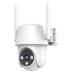 Cámara PTZ Tipo Domo Easy Tao EC01 de 3M (2560 x 1440), Lente dde 2.8mm, IR hasta 10m, Wi-Fi. Color Blanco (EC
