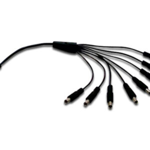 Divisor de energía Enson tipo pulpo con 8 conectores machos de 2.1mm. (ENS-DC18)