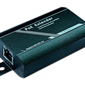 Extensor de Alcance Folksafe FS-PSE1001-E, 2 Puertos, PoE, 10/100 Mbps, Hasta 100m, Color Negro (FS-PSE1001-E)