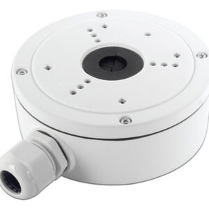 Caja para conexiones Hikvision DS-1280ZJ-S-AX para ocultar conexiones de cámaras de vigilancia tipo Bala. (DS-