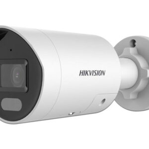 Camara Tipo Bala IP Hikvision de 4 MP (Dual Light + Colorvu), Lente 2.8mm, IR de 40 Mts, Microfono Integrado,