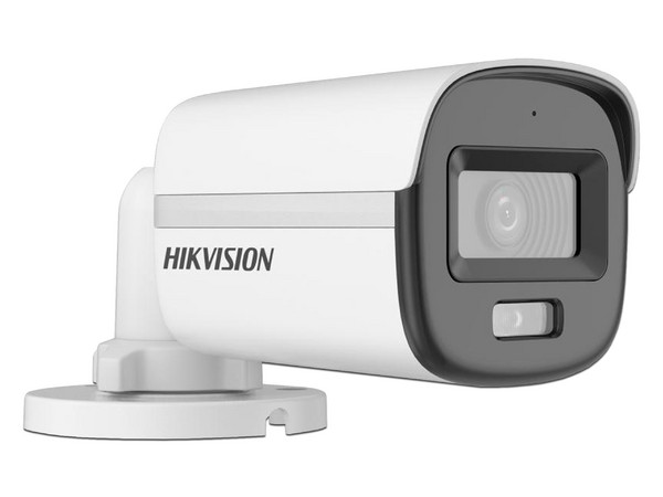 Cámara de Vigilancia tipo Bala Hikvision TURBOHD DS-2CE10DF0T-LFS de 2MP (1920 x 1080), Lente de 2.8mm, Luz Bl