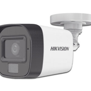 Cámara de vigilancia Hikvision DS-2CE16D0T-LFS, Tipo Bala de 2MP, Lente 2.8mm, IR hasta 30 m, IP67, Micrófono