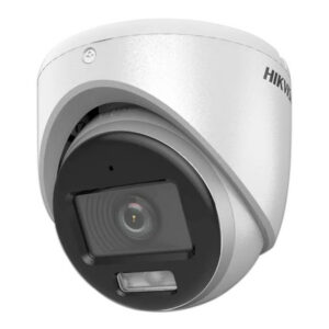 Cámara de Vigilancia tipo Domo Hikvision DS-2CE70DF0T-LMFS de 2MP (1920 x 1080), IR hasta 20m, Luz Blanca hast