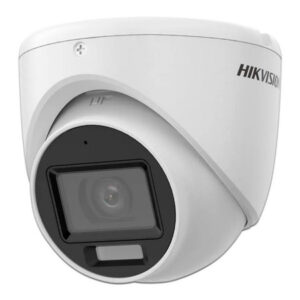 Cámara de Vigilancia tipo Domo Hikvision DS-2CE76K0T-LMFS de 5MP (2960 x 1665), IR hasta 30m, Luz Blanca hasta