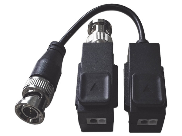 Kit de Transceptor (Baluns) TurboHD, Botón Push, Hasta 8 MP (4K), 100% Cobre, Soporta HD-TVI, AHD, CVI, CVBS,