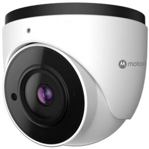 Cámara de Vigilancia Motorola Tipo Domo con Lente Fijo de 3.6mm, IR hasta 40m, 5MP, IP66, IK10, PoE (MTIDM0457