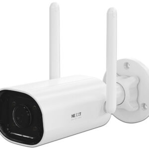 Cámara WiFi Tipo Bala NEXXT NHC-OF10 de 5MP (2880 x 1620), Lente de 4 mm, IR hasta 10m, IP65. Color Blanco (NH
