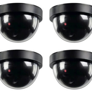 Kit de Cámaras Tipo Domo Falsas X0033r1r4b, Color Negro (X0033R1R4B)