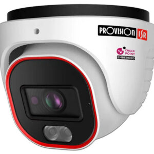 Cámara Tipo Domo Provision ISR de 2MP (1920 x1080), Lente de 2.8mm, IR hasta 20m, IP68, Micrófono integrado, C