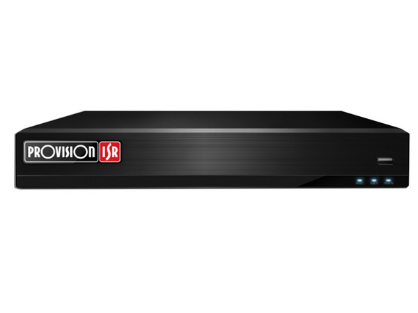 NVR Provision ISR NVR12-8200PFAN de 8 Canales IP, 4K, 8 Puertos PoE, Soporta hasta 8 TB (Discos No Incluidos),