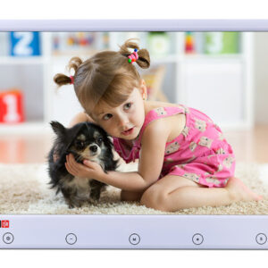 Monitor LED para Videovigilancia Provision ISR PR-TFT7D-W de 7", 800 x 480p. Color Blanco (PR-TFT7D-W)