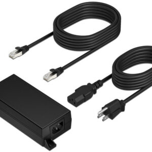 Adaptador de Corriente Poly PoE++ de 65W, Incluye Cable UTP Cat 6A de 3.66m, 120V (B5NH6AA#ABM)