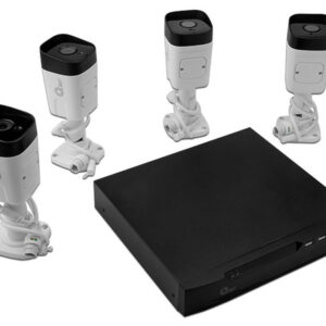 Kit de Videovigilancia Qian QET-N0854, Incluye 1 NVR de 8 Canales, 4 Cámaras Tipo Bala Qian de 5MP QEC-IBUL5 (