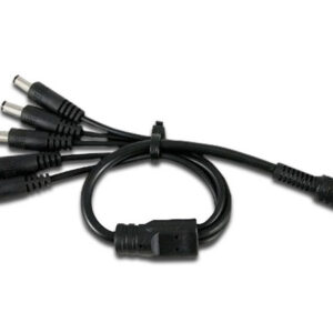 Divisor De Energía Saxxon PSUWB08 Tipo Pulpo de 5 Conectores Macho y 1 Conector Hembra. (PSUWB08)