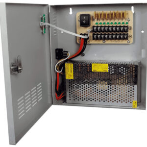 Fuente de Poder SAXXON PSU12V20A9C para 9 cámaras de vigilancia, 12V 2.22A por canal (TVN400028)