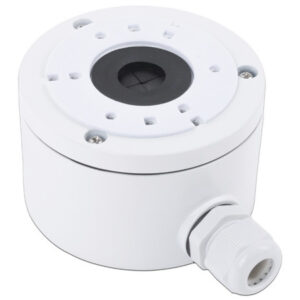 Caja de Conexiones de Metal Syscom para Cámaras de Vigilancia DS-1280ZJ-XS-BAX, Extra Grande, Color Blanco (DS