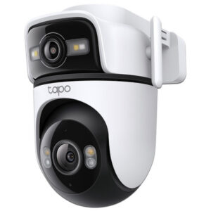 Cámara IP Tipo Domo TP-Link TAPO C545D de 3MP (2304 x 1296), Lente de 6 mm, IR hasta 30m. 360 Grados. Color Bl