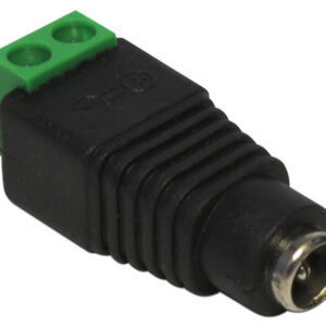 Adaptador de corriente Xcase para cámaras DC hembra. Color Negro. (VVCONEC53)