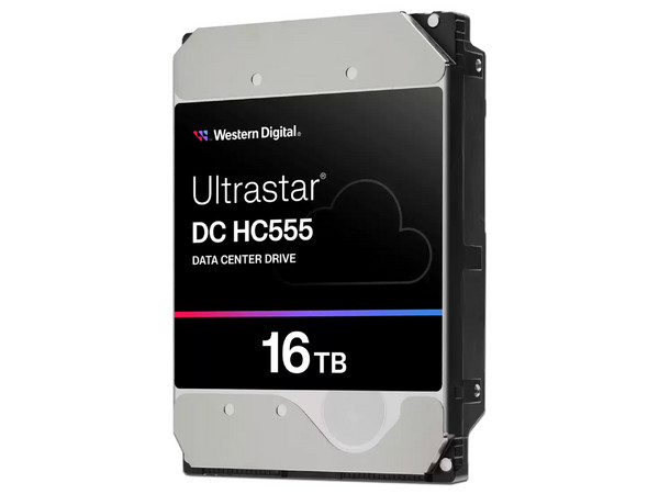 Disco Duro Western Digital Ultra Star HC555 de 16TB, 7200 RPM, 3.5", Cache de 512MB, SATA III (6.0 Gb/s) (0B48722-WUH722016CLE6L4)