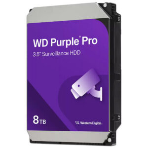 disco-WD8002PURP Disco Duro para Videovigilancia Western Digital Purple de 8TB, IntelliPower RPM, 256 MB Caché, SATA III (6 Gb/s) (WD8002PURP)
